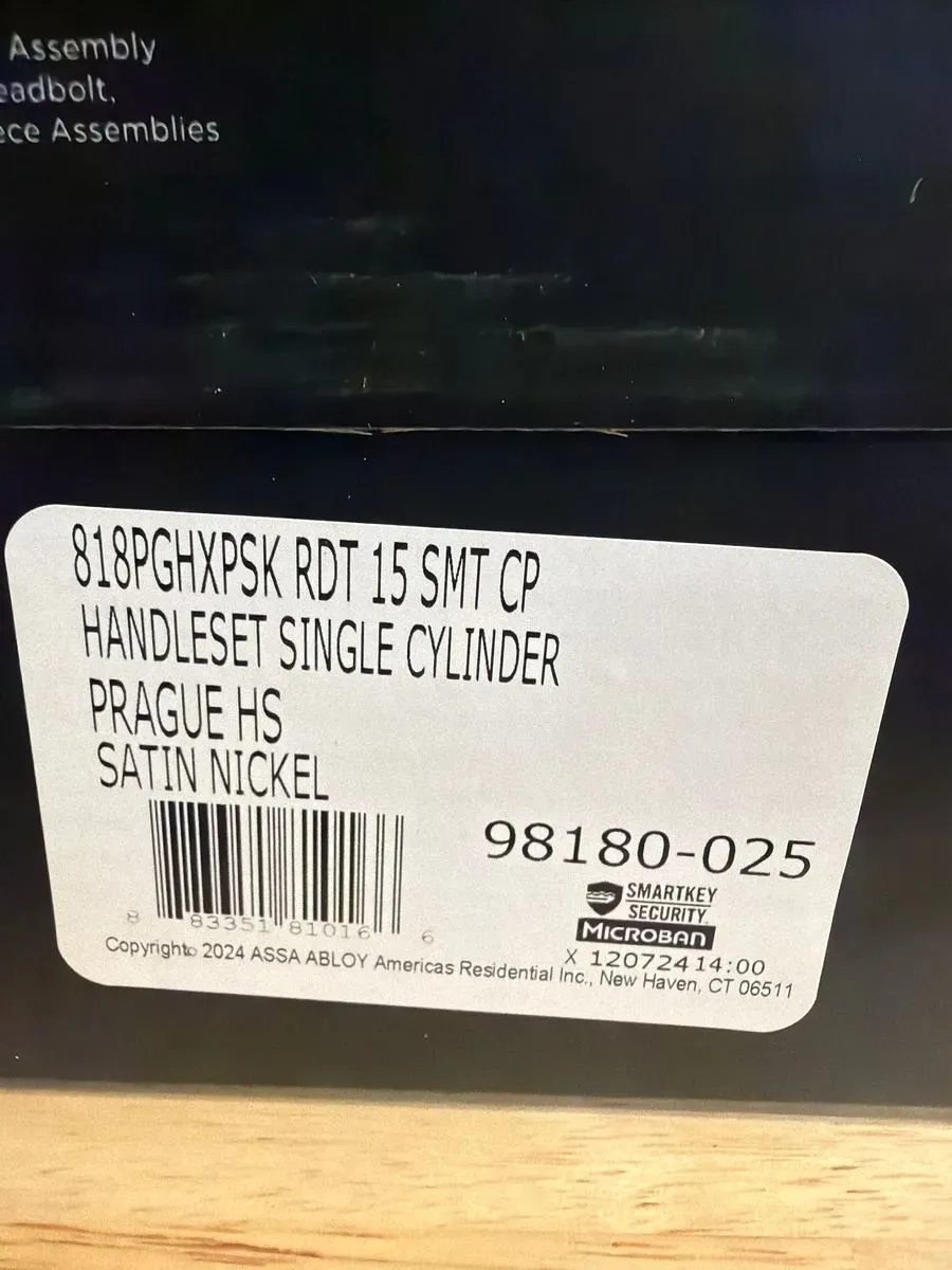 **TESTING** Kwikset Arlington Single Cylinder Handleset in Satin Nickel - image 4
