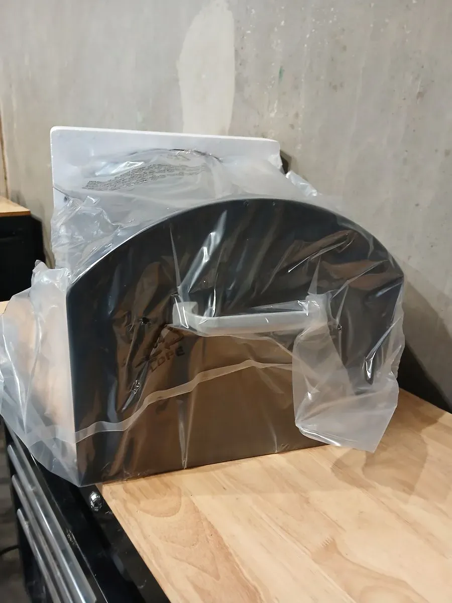 Architectural Mailboxes Centennial Black, Extra Large, Steel, Post Mount Mailbox with Premium Silver Handle and Flag - image 2