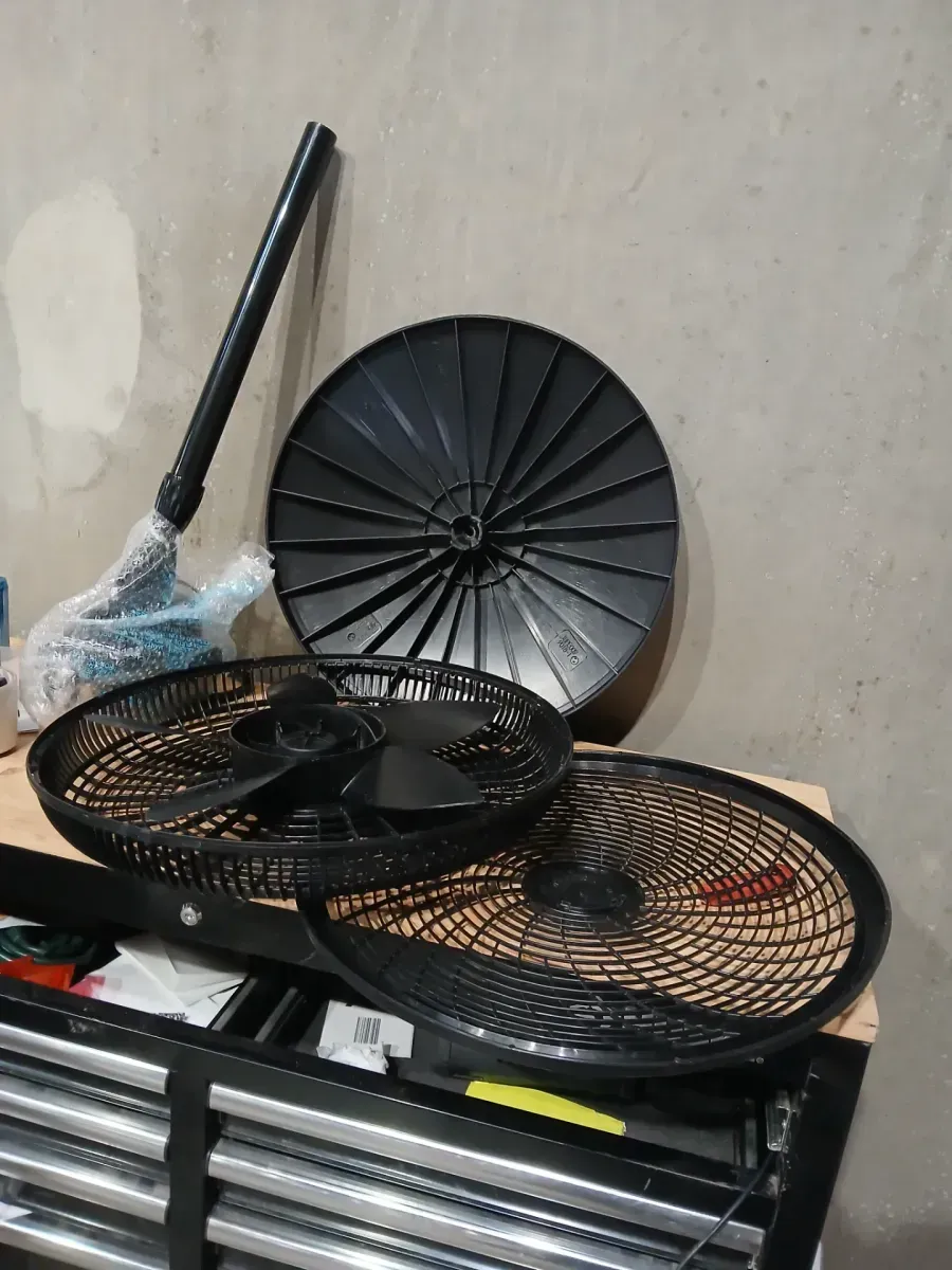 Lasko Cyclone 18 in. 3 Speed Oscillating Pedestal Fan for Home in Black with Adjustable Height, Tilt Back Head, Easy Assembly - image 2