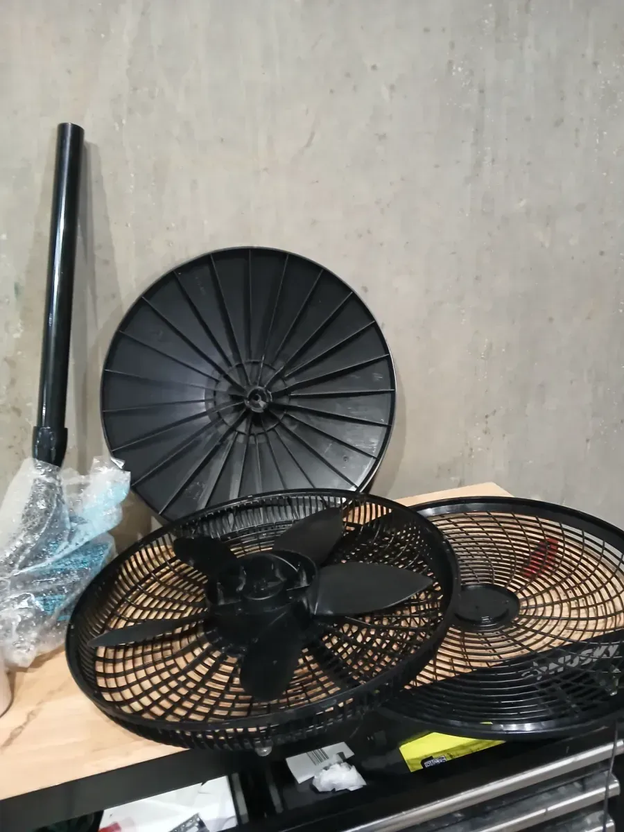 Lasko Cyclone 18 in. 3 Speed Oscillating Pedestal Fan for Home in Black with Adjustable Height, Tilt Back Head, Easy Assembly - image 3