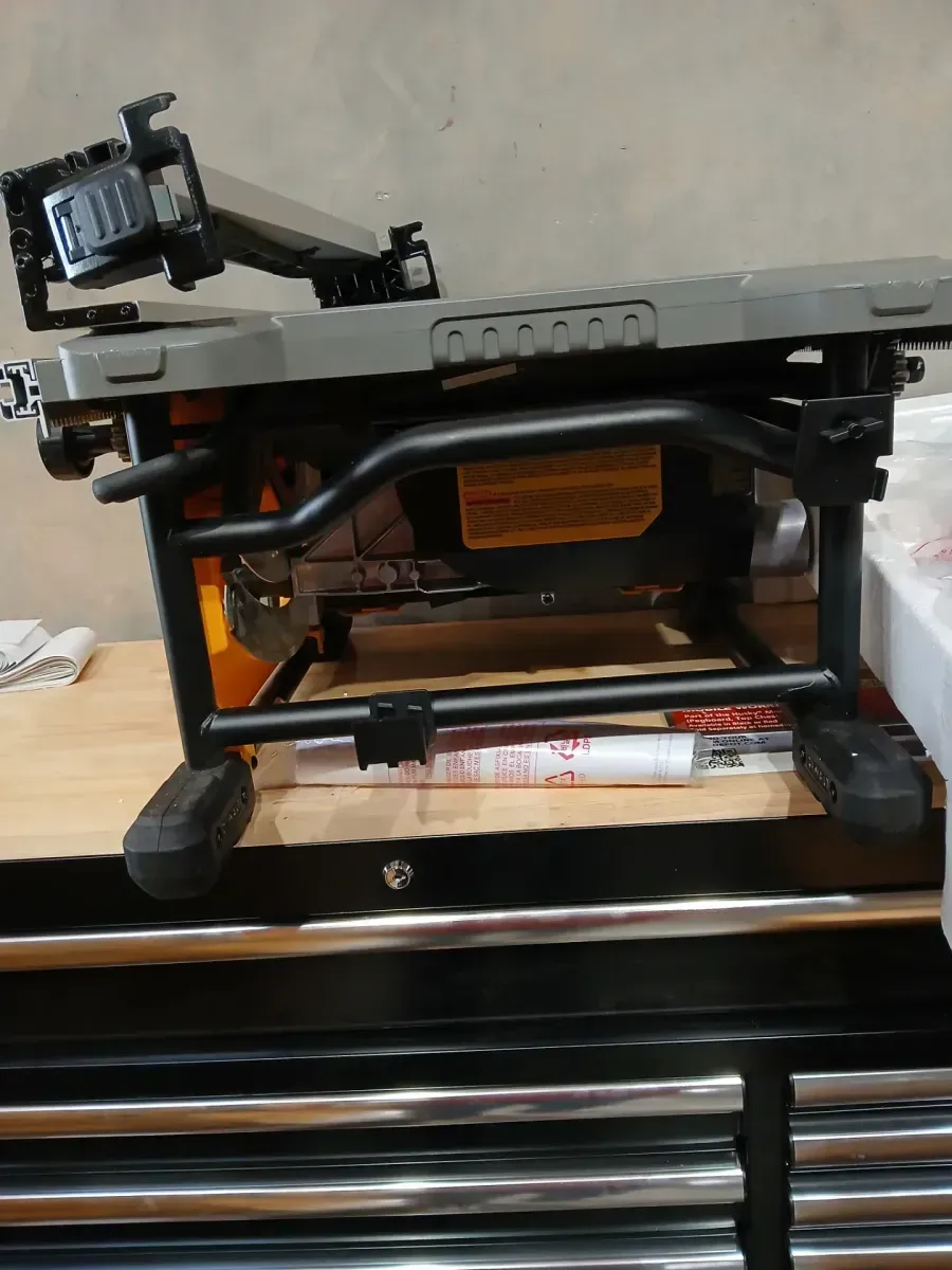 DEWALT 15 Amp Corded 8-1/4 in. Compact Portable Jobsite Tablesaw (Stand Not Included) - image 4