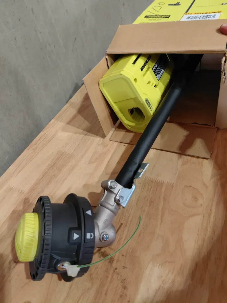 RYOBI ONE+ HP 18V Brushless Whisper Series 15 in. Cordless Attachment Capable String Trimmer (Tool Only) - image 3