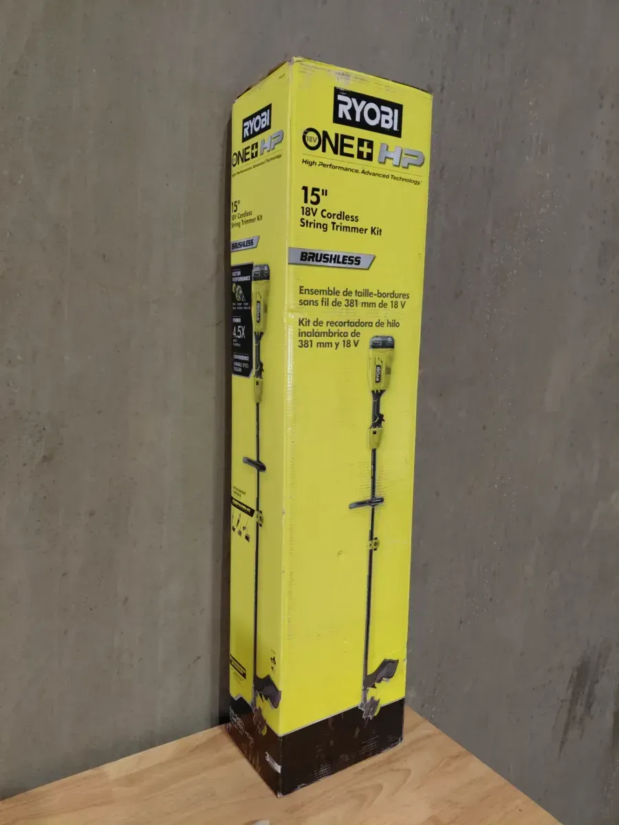 RYOBI ONE+ HP 18V Brushless Whisper Series 15 in. Cordless Attachment Capable String Trimmer (Tool Only) - image 4