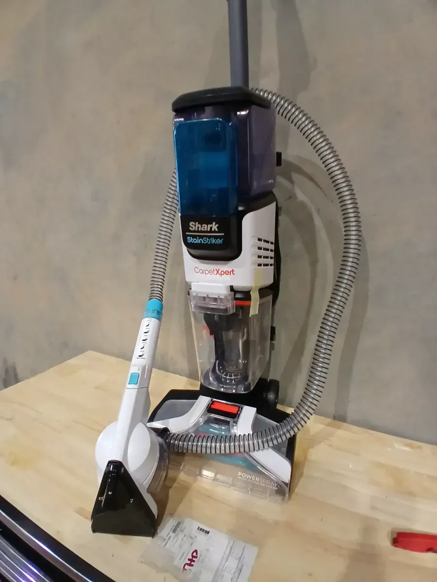 Shark CarpetXpert Upright Deep Carpet Cleaner Corded with StainStriker and Shampooer for Pets in Gray - image 3