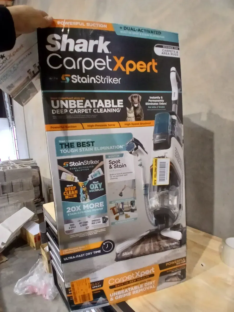 Shark CarpetXpert Upright Deep Carpet Cleaner Corded with StainStriker and Shampooer for Pets in Gray - image 2