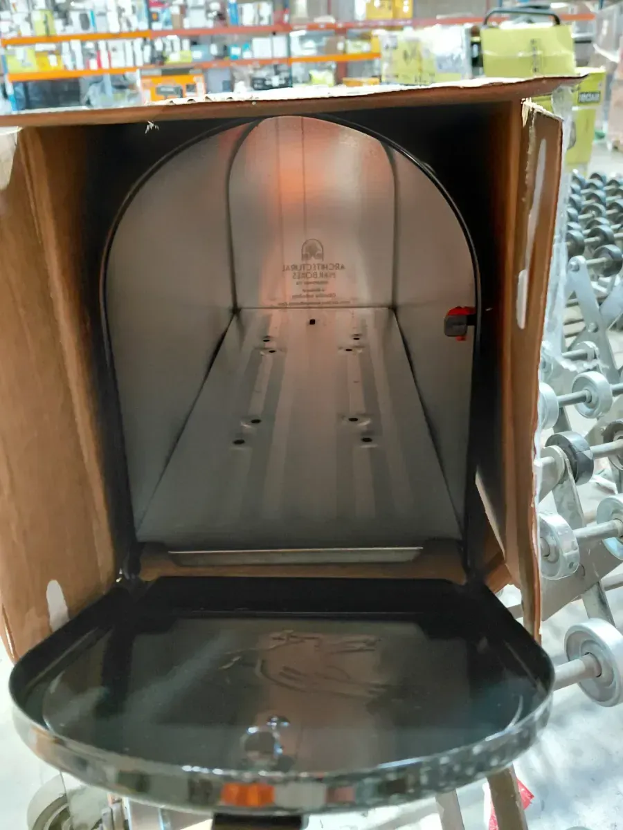 Architectural Mailboxes Elite Black, Large, Steel, Post Mount Mailbox - image 3