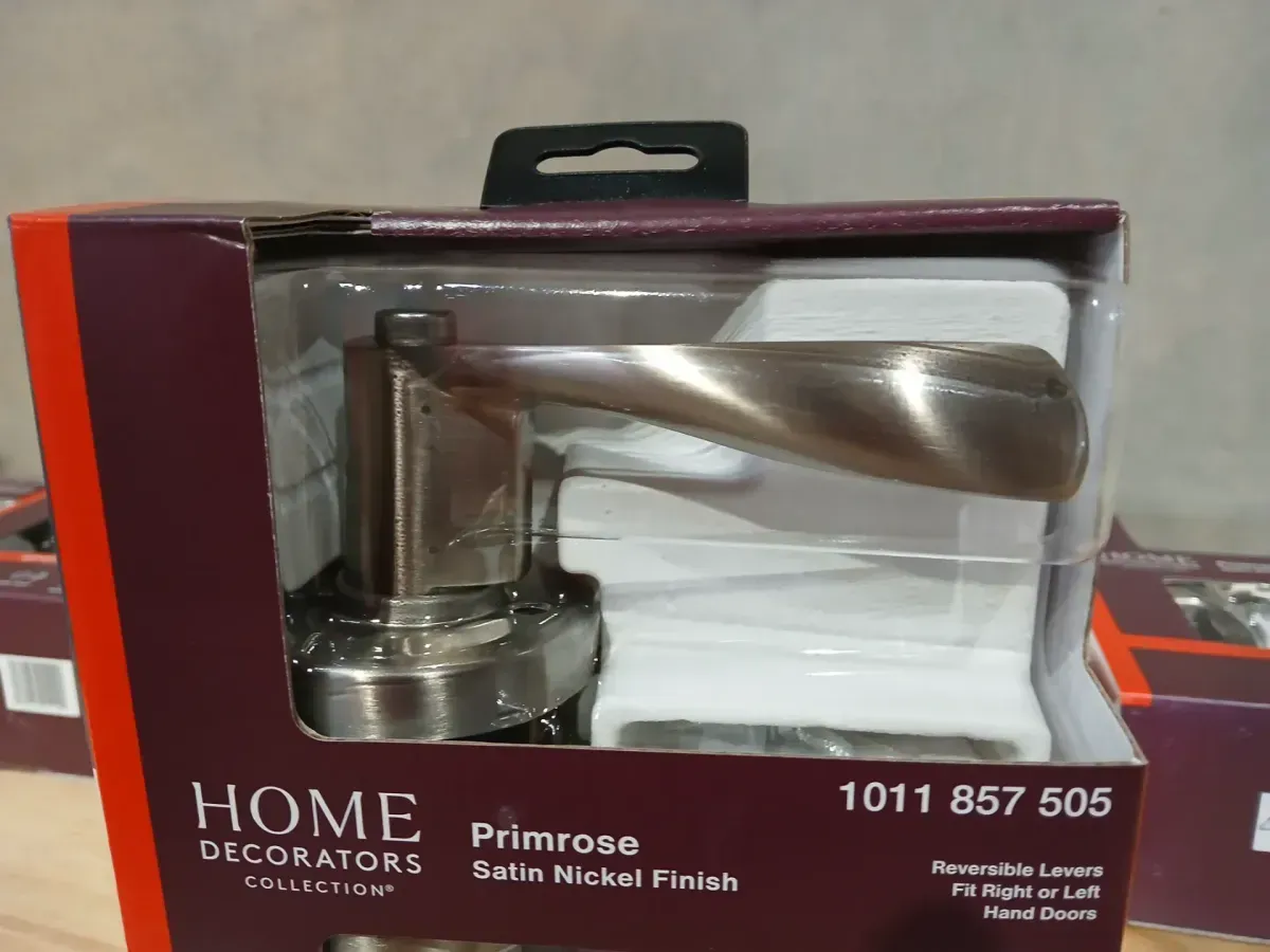 Home Decorators Collection Primrose Satin Nickel Keyed Entry Door Handle Featuring Dual Keyway - image 4