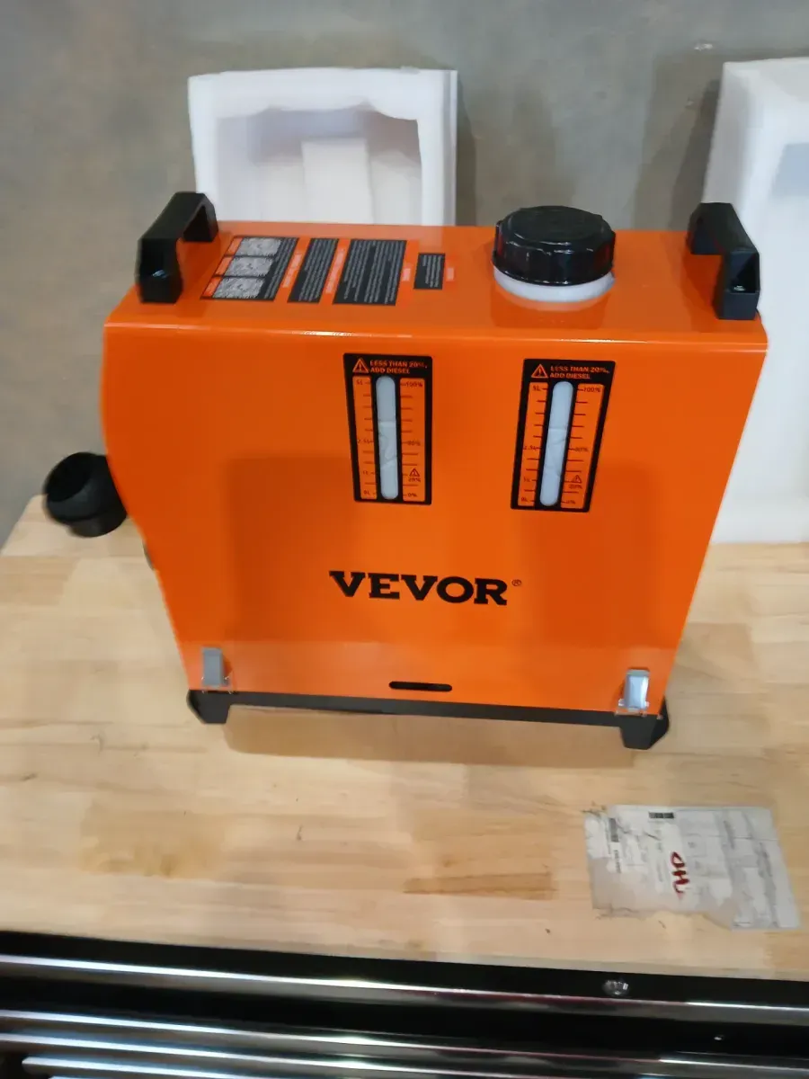 VEVOR Diesel Air Heater 17,060 BTU 12-Volt All-on-1 Diesel Heater 5KW Other Fuel Type Space Heater with Remote Control and LCD - image 4