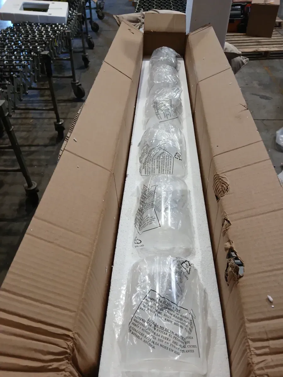 pasentel 50 in. 6-Light Brushed Nickel Bathroom Vanity Light with Clear Glass Shades - image 4