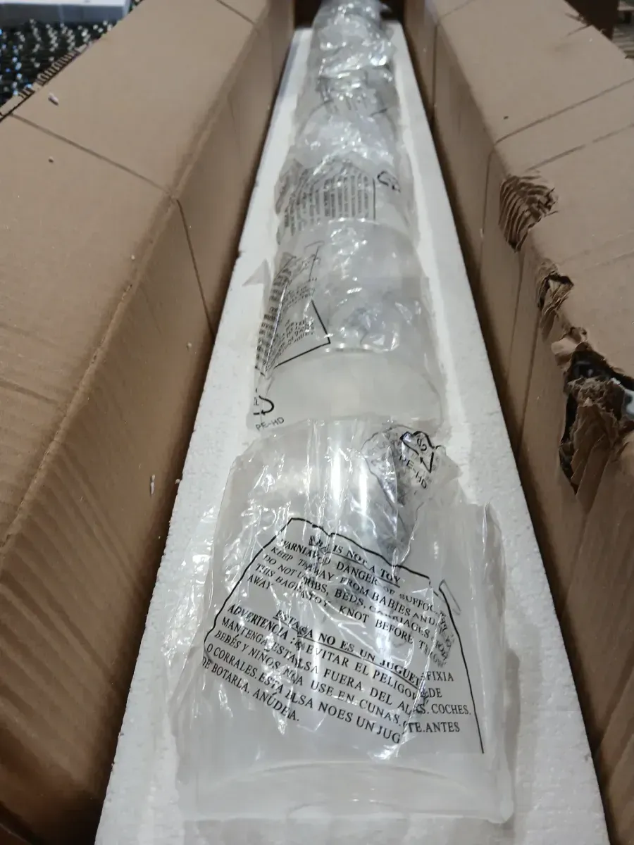 pasentel 50 in. 6-Light Brushed Nickel Bathroom Vanity Light with Clear Glass Shades - image 3