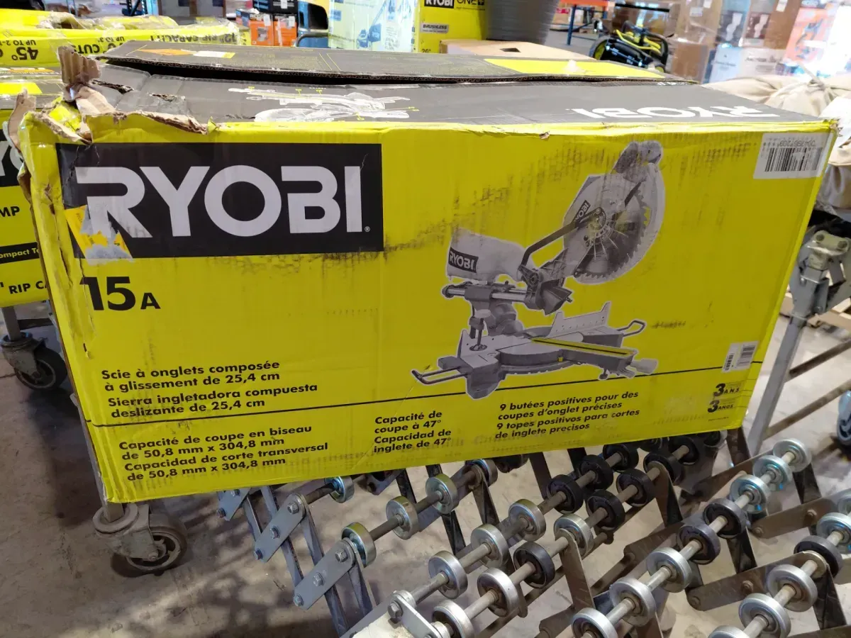 RYOBI 15 Amp 10 in. Corded Sliding Compound Miter Saw with LED Cutline Indicator - image 2