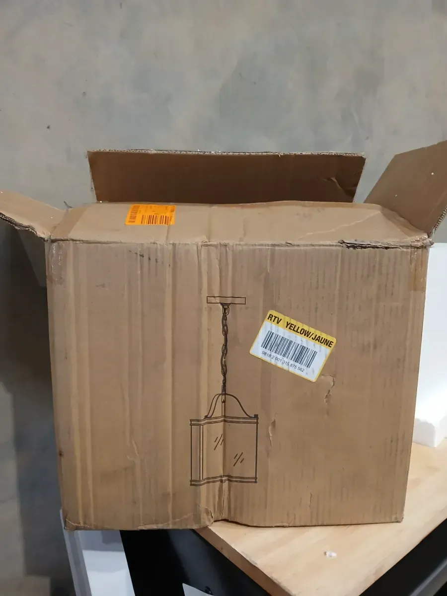 Hanging Lantern-Style Pendant Light Fixture - image 1