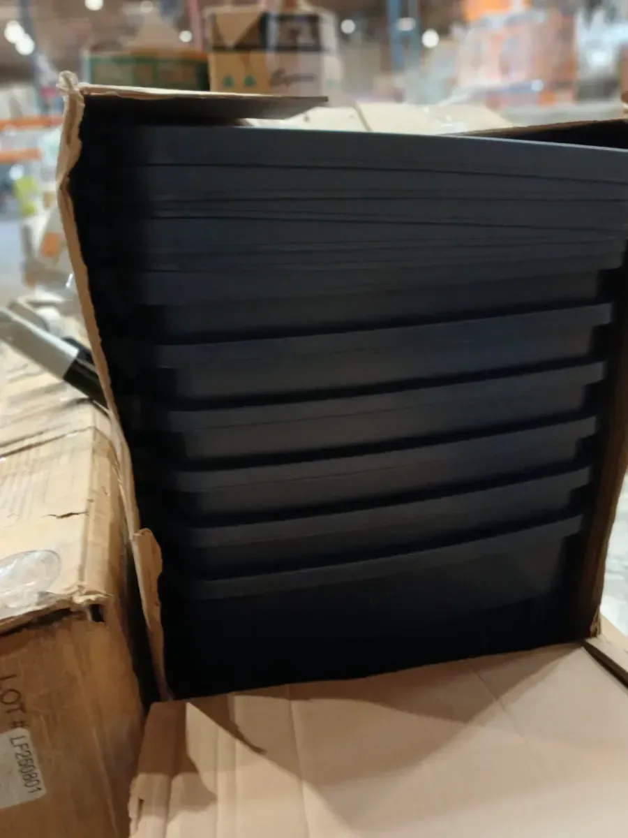 Rubbermaid Roughneck 14-gal. Storage Tote Box in Dark Indigo Metallic (6-Pack) - image 2