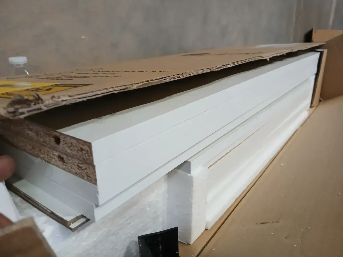 Furinno 71.2 in. White Wood 5-shelf Standard Bookcase with Adjustable Shelves - image 3