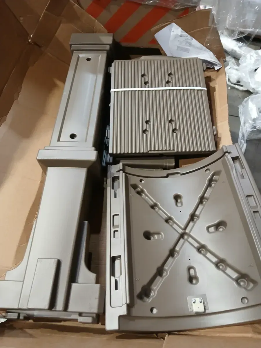 Architectural Mailboxes Grand Haven Mocha, Extra Large, Plastic, Mailbox and Post Combo - image 4