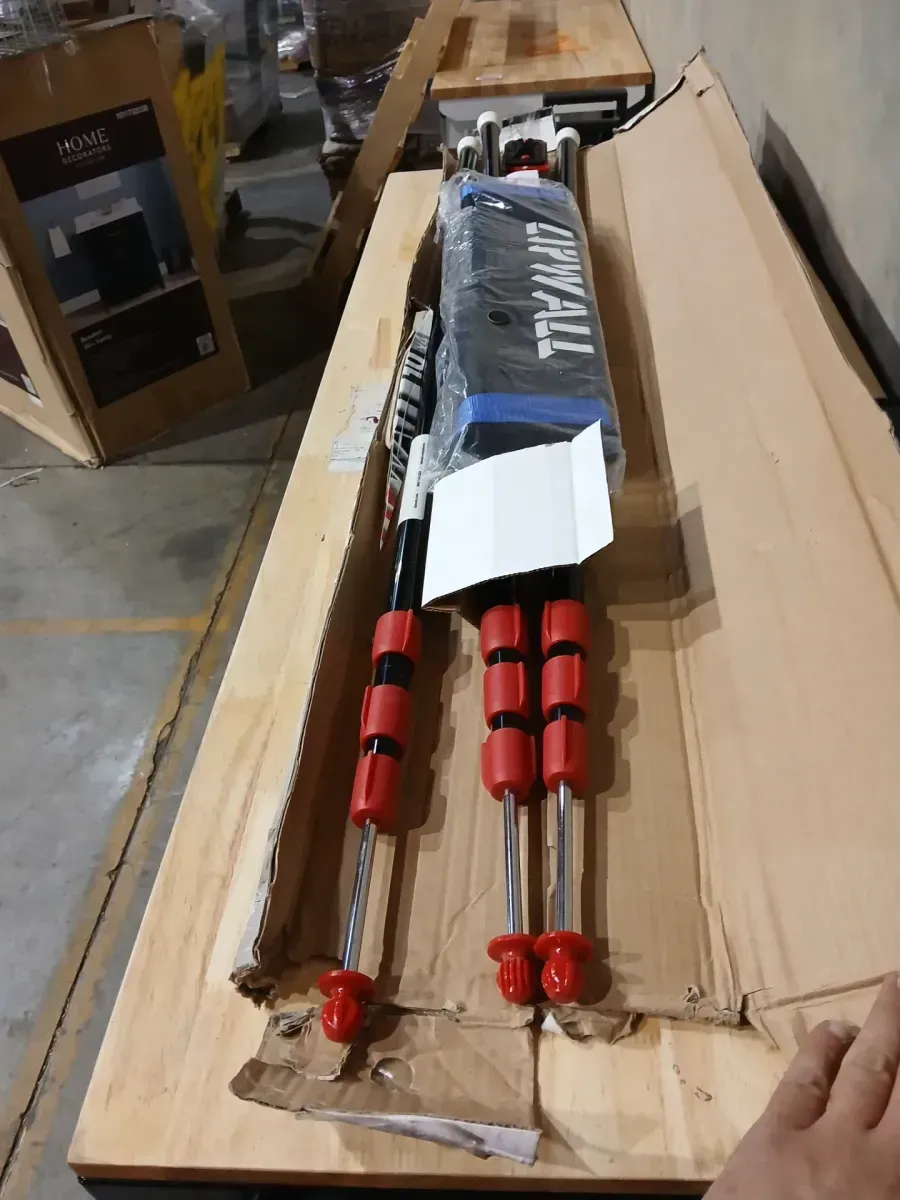 ZipWall 10 ft. Stainless Steel Dust Barrier Poles with 2-Adhesive Zippers and a Carry Bag Black (4-Pack) - image 3