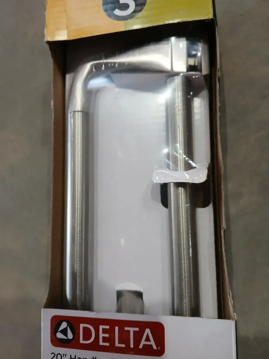 Delta Everly 21.4 in. Shower Door Handle in Nickel (1-Pair) - image 4