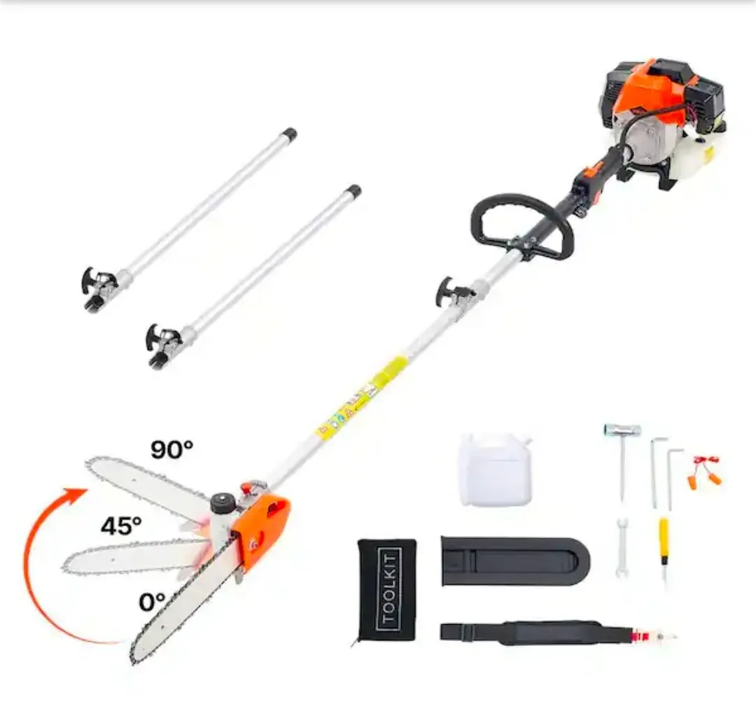 Gas-Powered Long Reach Pole Saw with Extension Kit - image 1