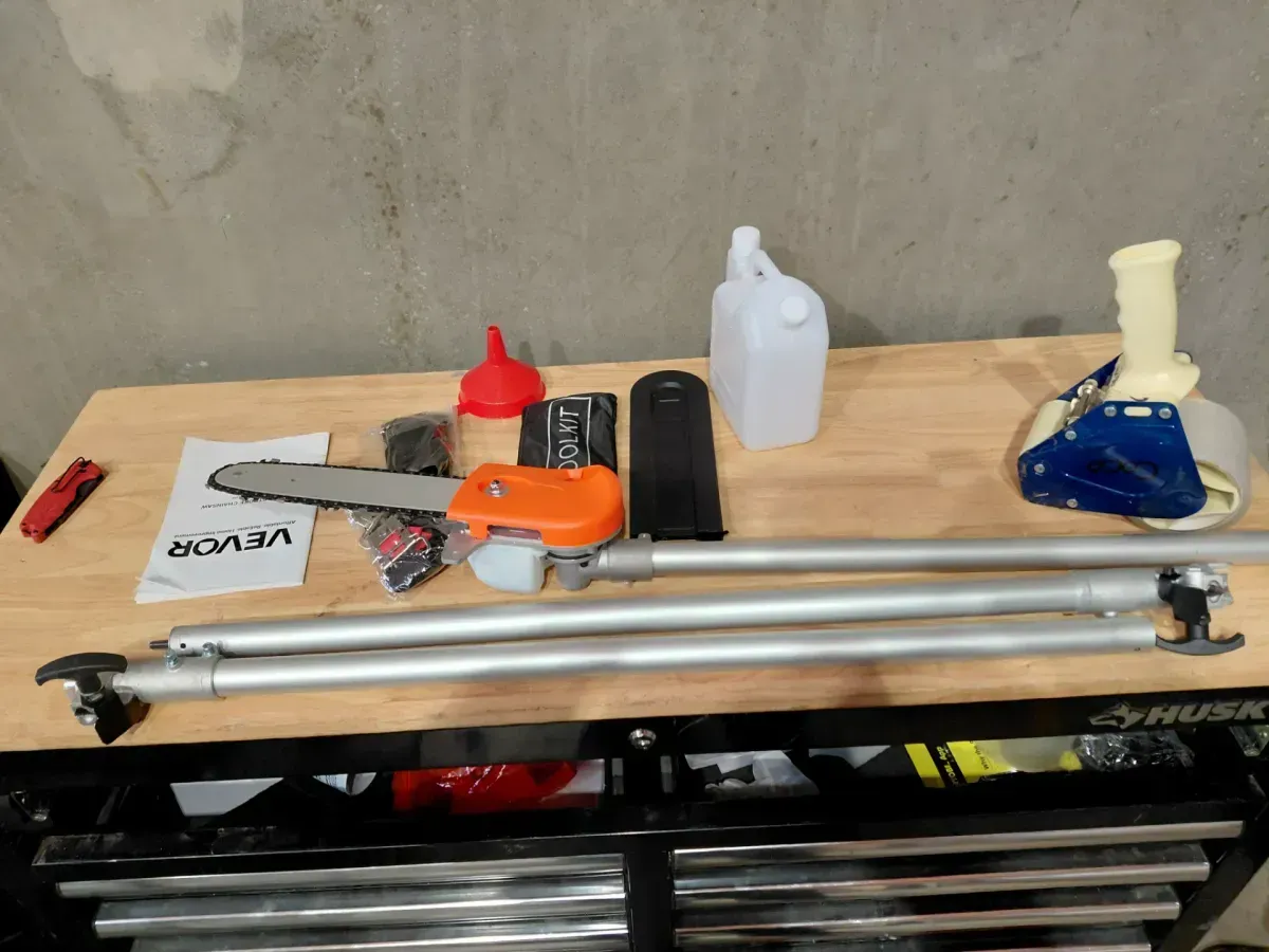 Gas-Powered Long Reach Pole Saw with Extension Kit - image 3