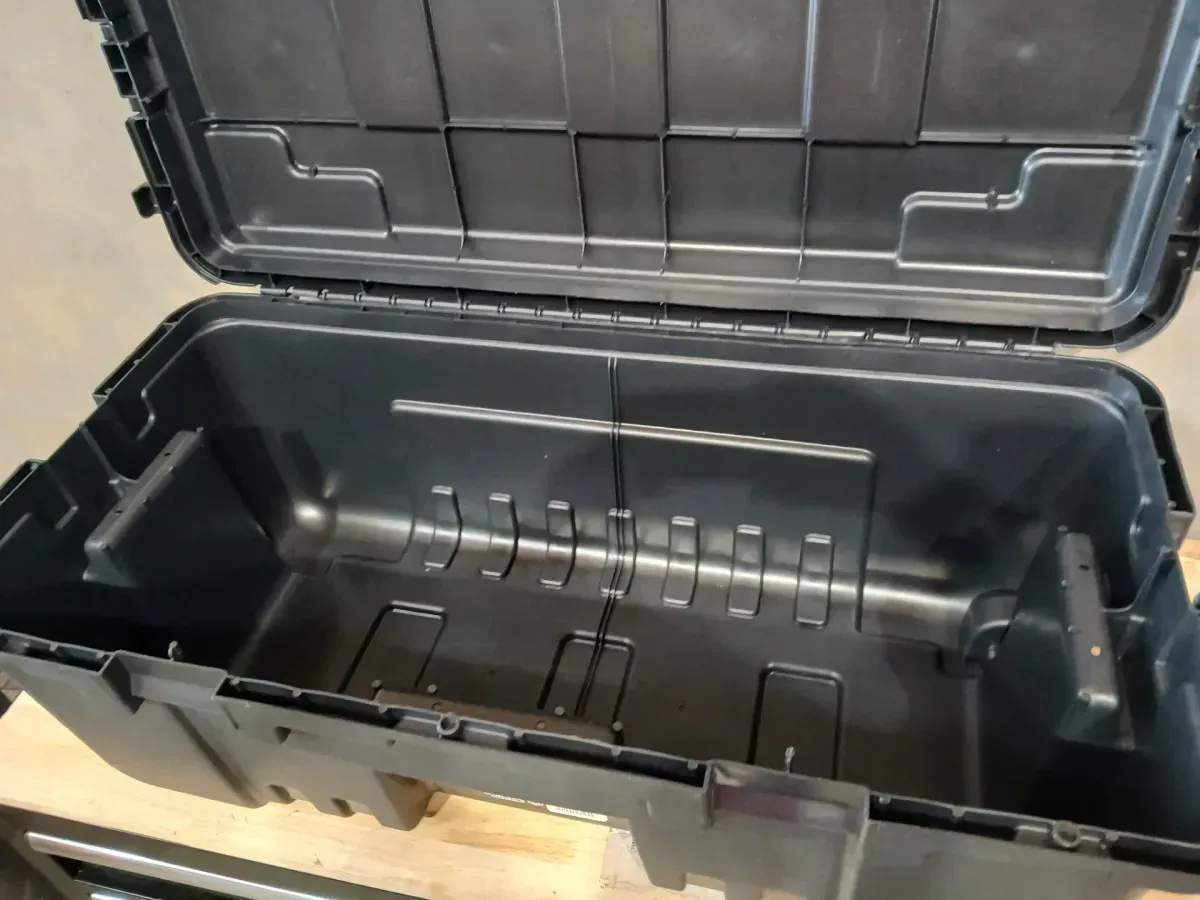 Plano 27-Gal. Hinged Storage Box in Black - image 4