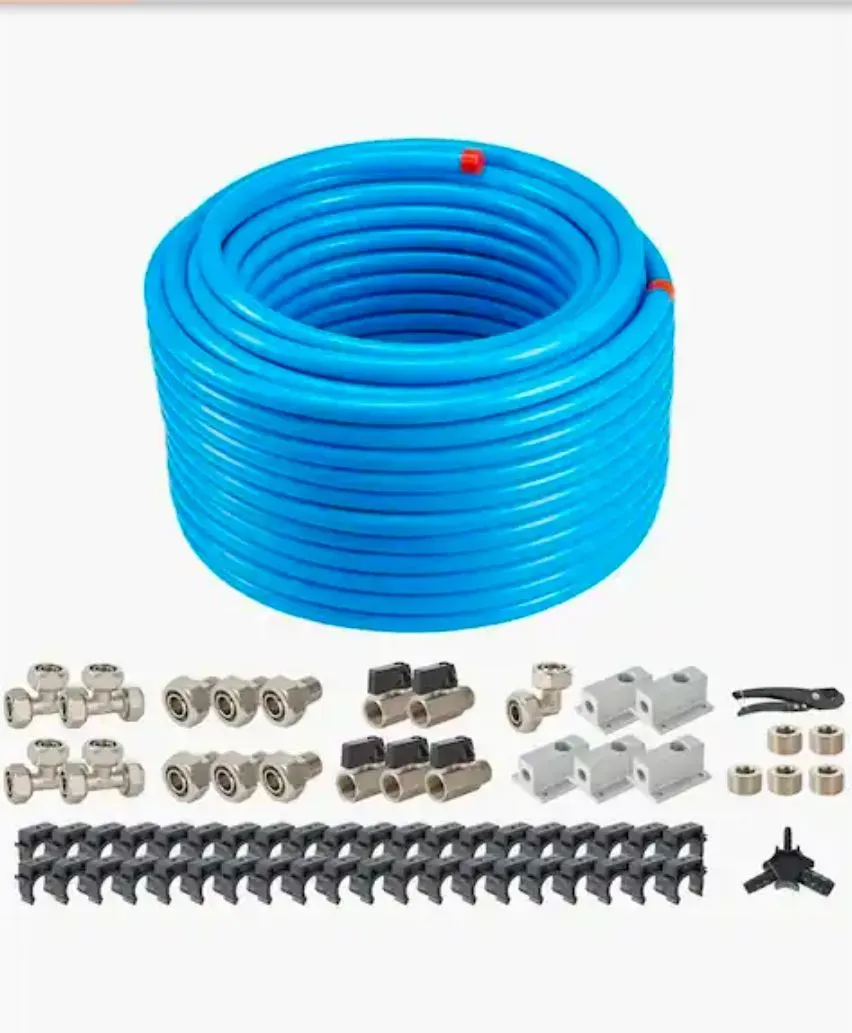  SKYSHALO Air Compressor Line Kit, 200 FT. x 3/4 in. HDPE-Aluminum Compressed Air Piping System, Leak-Proof - image 2