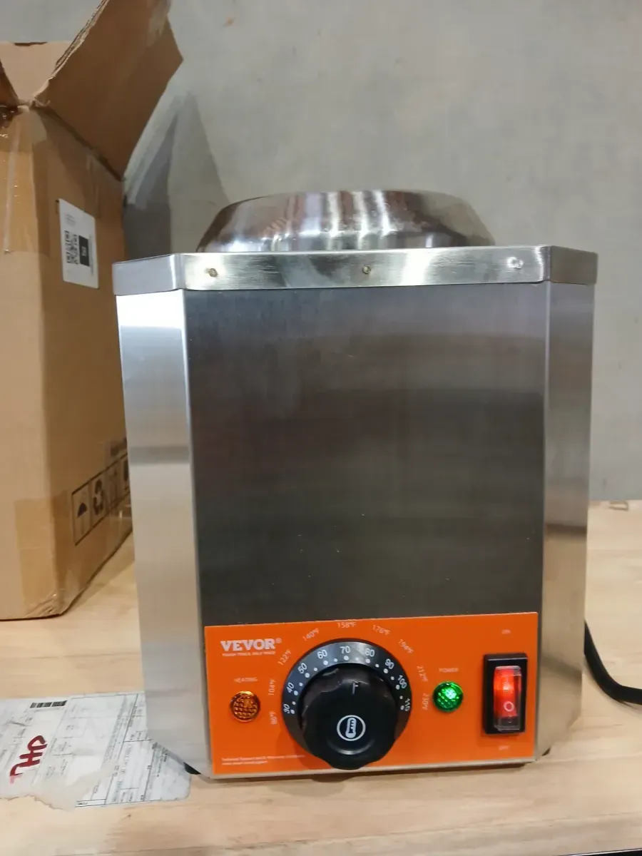VEVOR Electric Cheese Dispenser with Pump 2.3 qt. Commercial Hot Fudge Warmer, Plastic Pump Dispenser - image 4