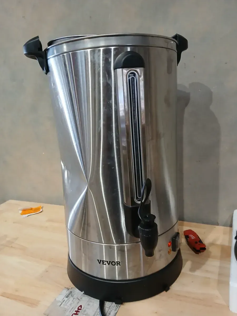SKYSHALO Commercial Coffee Urn 110 Cups Stainless Steel Large Coffee Dispenser 1500W 110V Electric Coffee Maker Urn - image 3