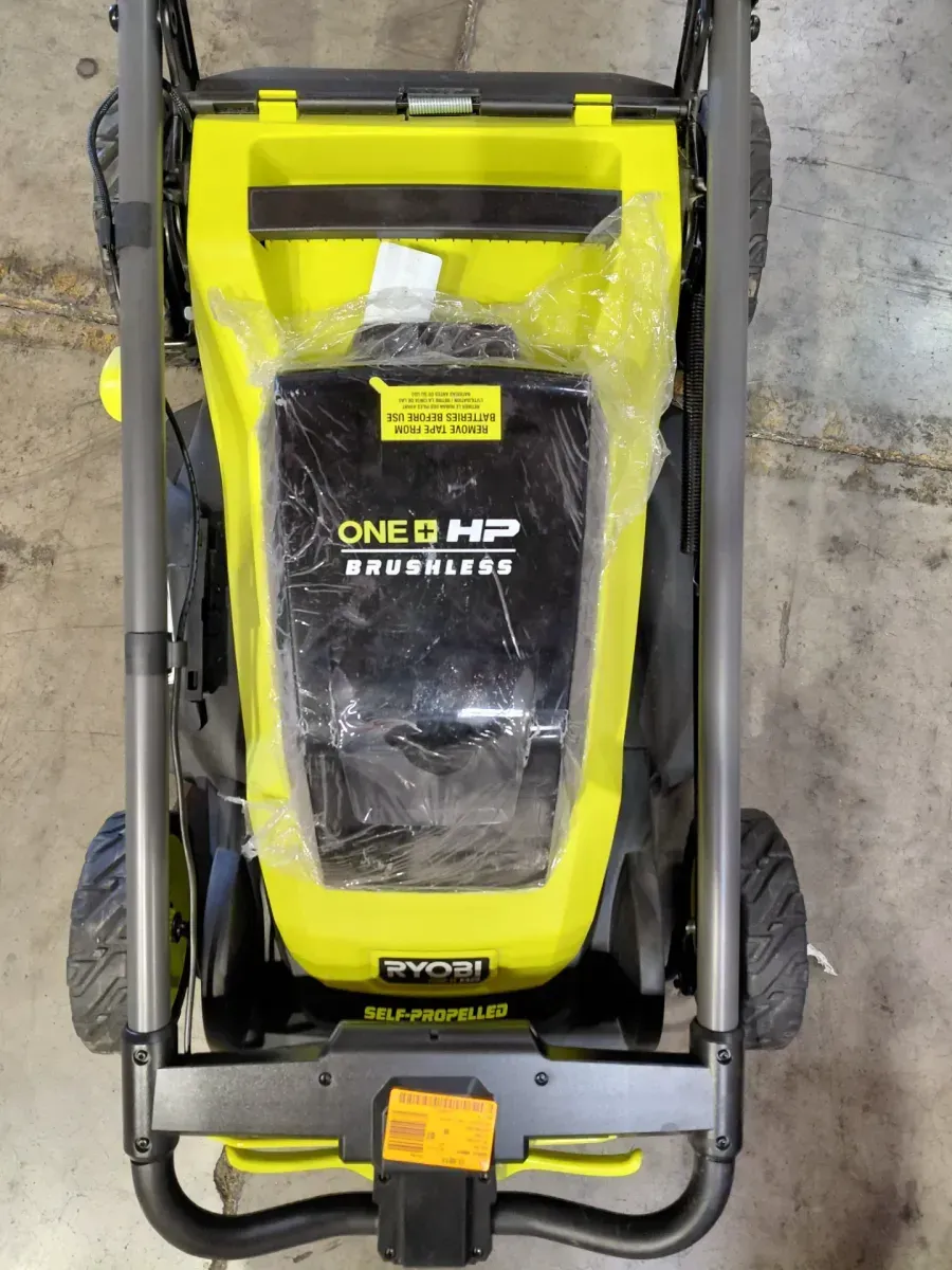 RYOBI ONE+ HP 18V Brushless 16 in. Cordless Battery Walk Behind Push Lawn Mower (Tool Only) - image 4