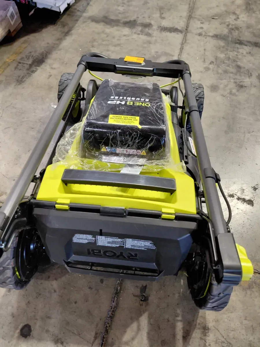 RYOBI ONE+ HP 18V Brushless 16 in. Cordless Battery Walk Behind Push Lawn Mower (Tool Only) - image 3