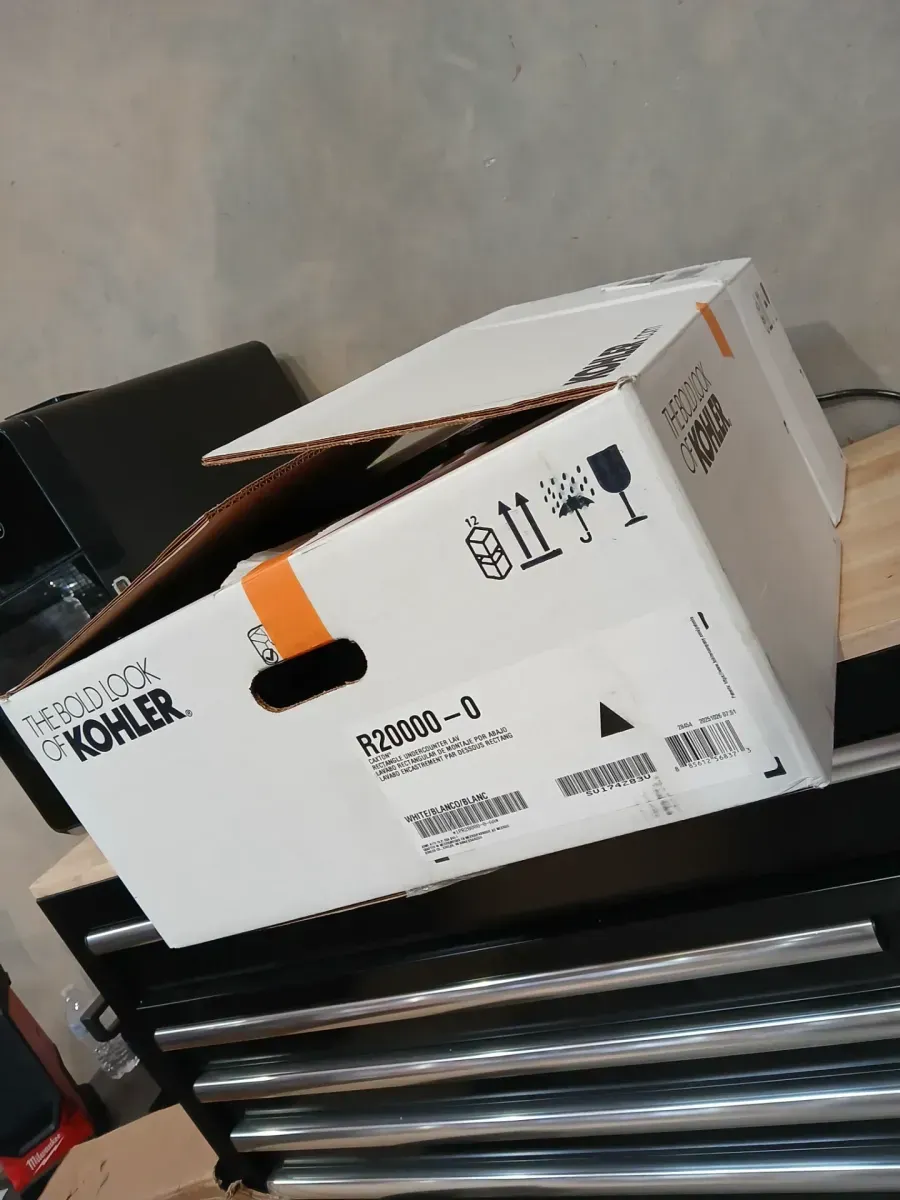 KOHLER Caxton 20.4 in. x 15.75 in. Undermount Bathroom Sink in White Vitreous China - image 2