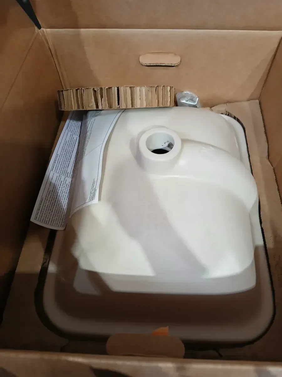 KOHLER Caxton 20.4 in. x 15.75 in. Undermount Bathroom Sink in White Vitreous China - image 4