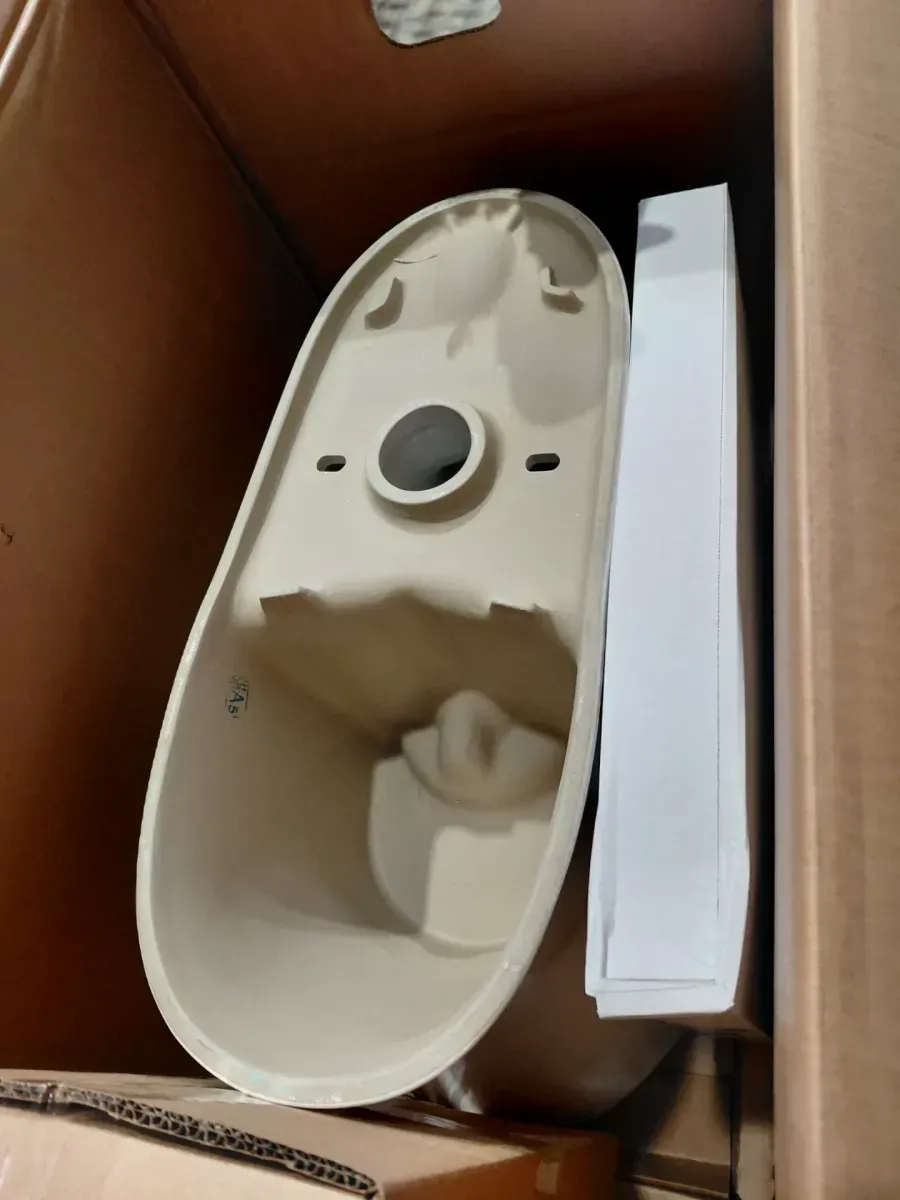 Glacier Bay Power Flush 12 in. Rough in 2-Piece 0.95 GPF/1.28 GPF Dual Flush Elongated Toilet in White with Slow-Close Seat Included - image 5