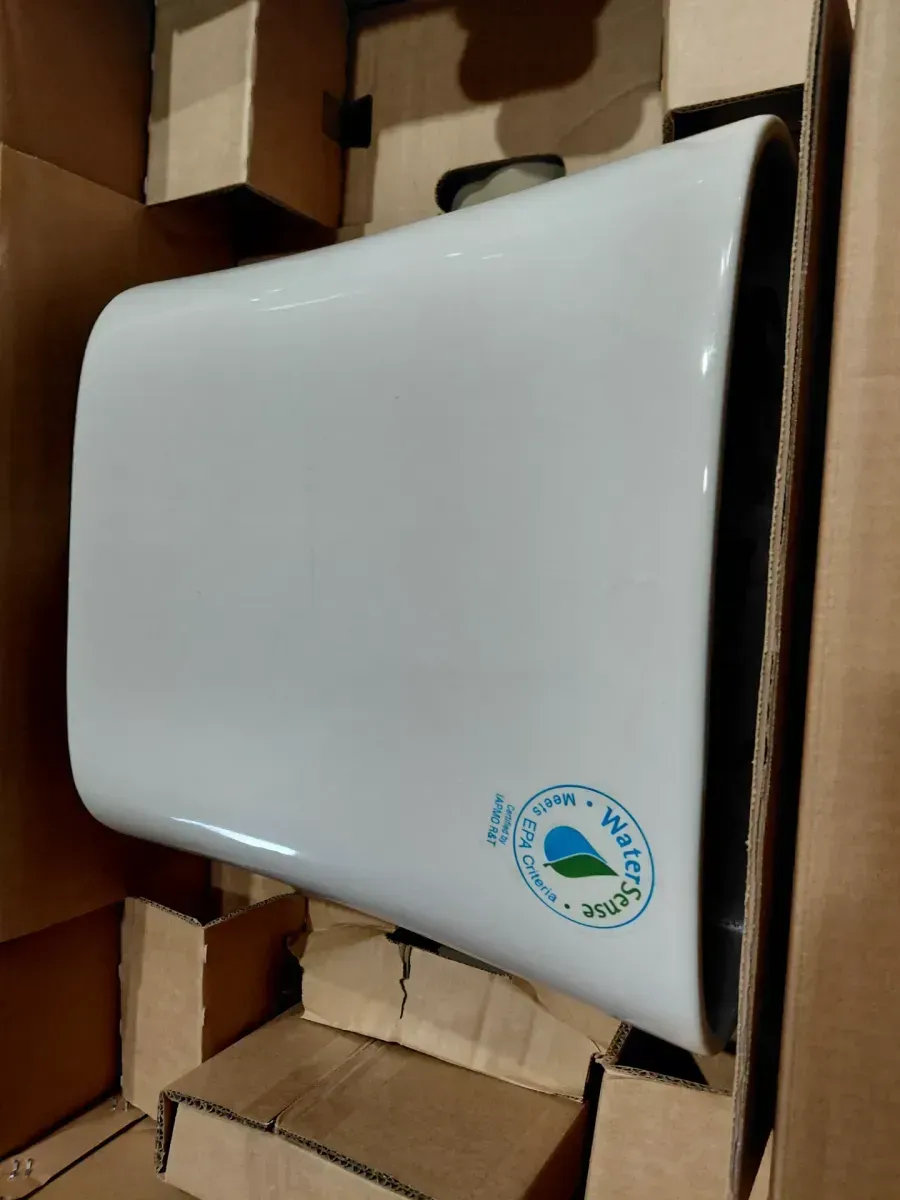 Glacier Bay Power Flush 12 in. Rough in 2-Piece 0.95 GPF/1.28 GPF Dual Flush Elongated Toilet in White with Slow-Close Seat Included - image 3