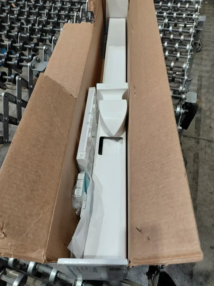 Architectural Mailboxes Whitley Plastic, Crossarm, Convertible Mailbox Post, White - image 2