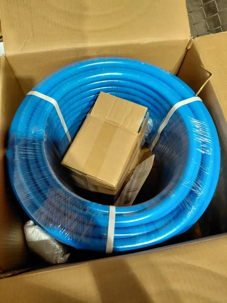 VEVOR Air Compressor Line Kit, 100 FT. x 3/4 in., HDPE-Aluminum Compressed Air Piping System, Leak-Proof, Pressure-Resistant - image 3