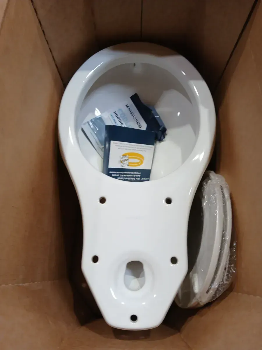 KOHLER Highline Arc 12 in. Rough In 2-Piece 1.28 GFP Single Flush Round Chair Height Toilet in White with Soft Close Seat - image 4