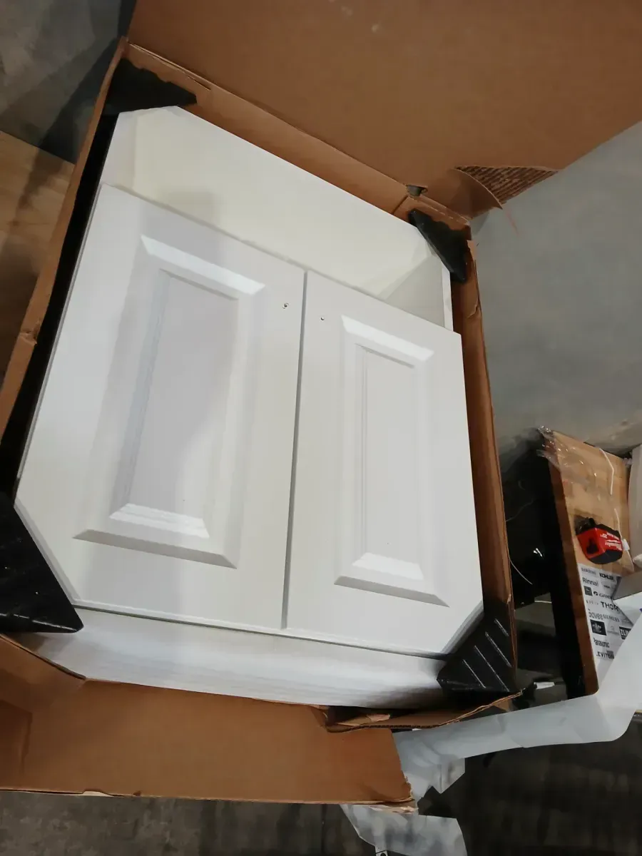 Glacier Bay Lancaster 21 in. White Storage Cabinet - image 3