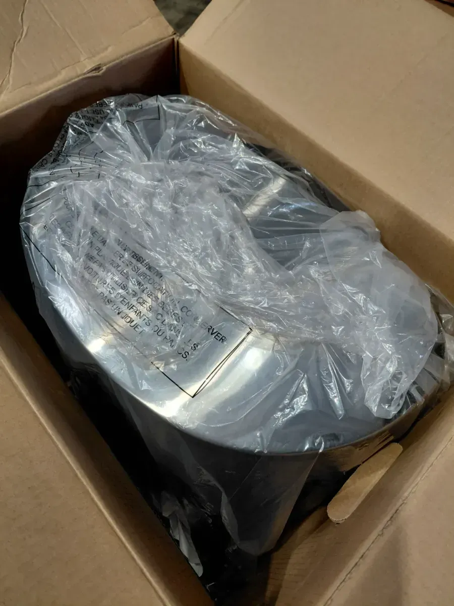 13 Gal. Stainless Steel D Shape Step-On Trash Can Plus 13 Gal. Drawstring Fresh Scent Kitchen Trash Bag (150-Count) - image 3