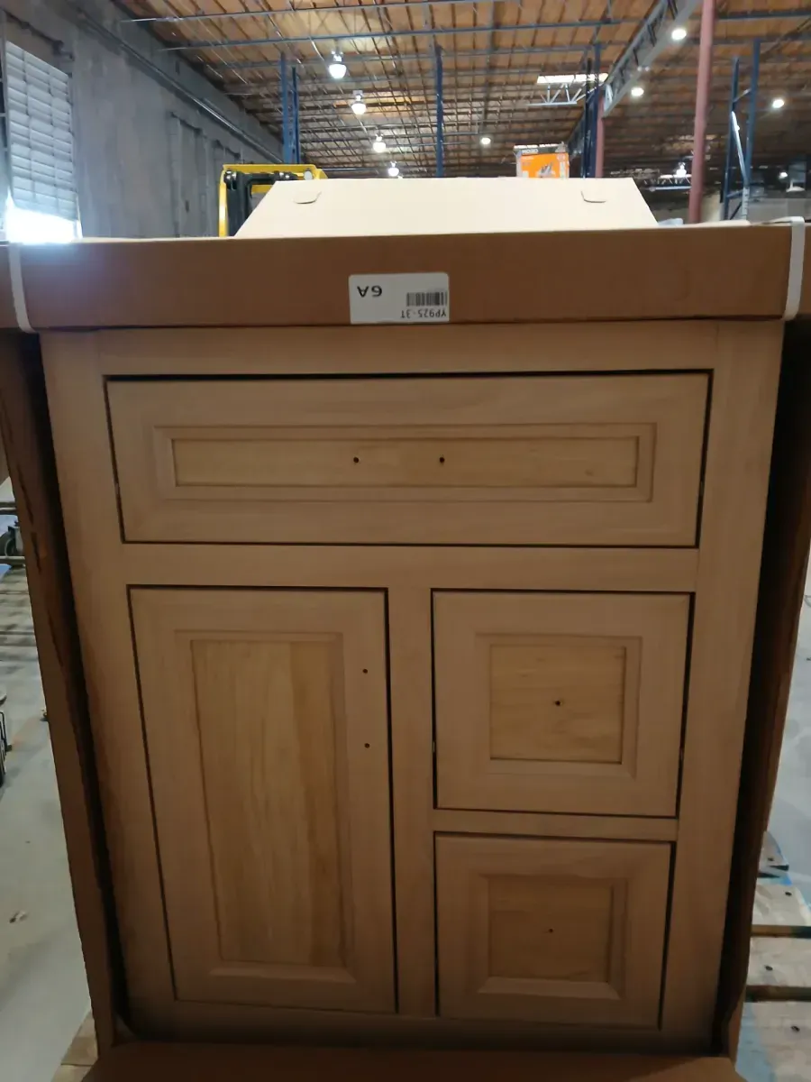 Glacier Bay Haldone 25 in. Single Sink Sunlit Bath Vanity with White Cultured Marble Top (Assembled) - image 4