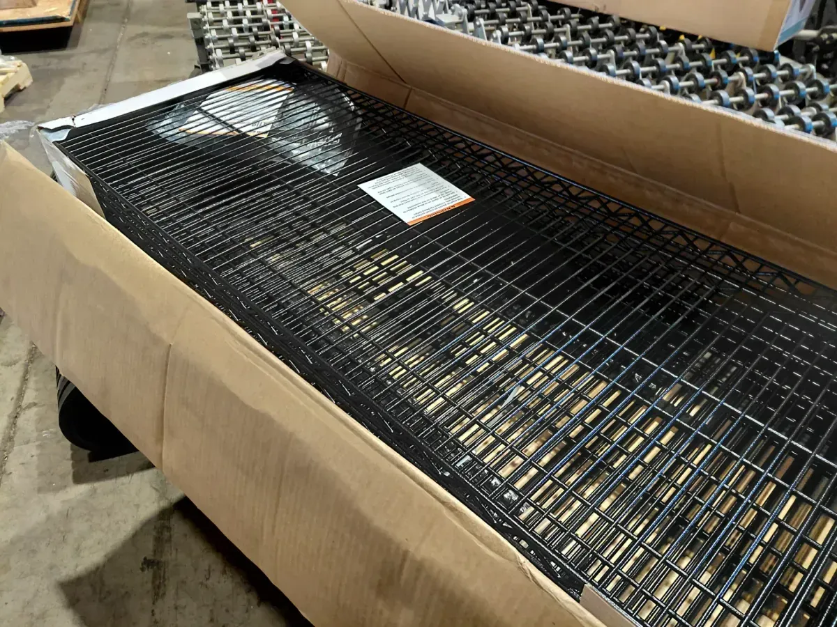 TRINITY Black Anthracite 5-Tier Steel Wire Shelving Unit (48 in. W x 72 in. H x 18 in. D) - image 3