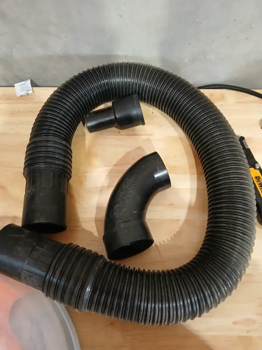 Dustopper PRO High Efficiency Cyclonic Dust Separator, 12 in. Dia with 2.5 in. Hose, 36 in. L with 2 High-Flow Sweep Elbows - image 3