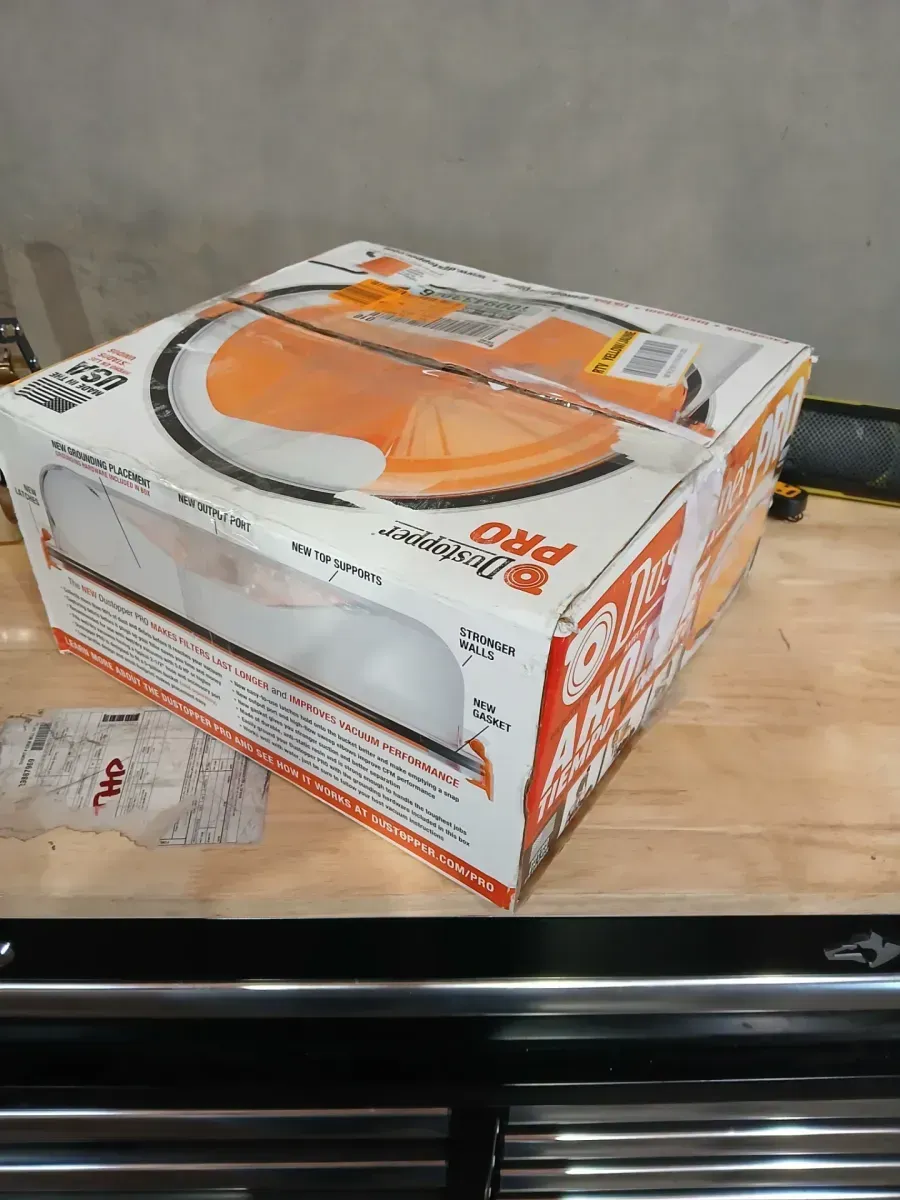 Dustopper PRO High Efficiency Cyclonic Dust Separator, 12 in. Dia with 2.5 in. Hose, 36 in. L with 2 High-Flow Sweep Elbows - image 4