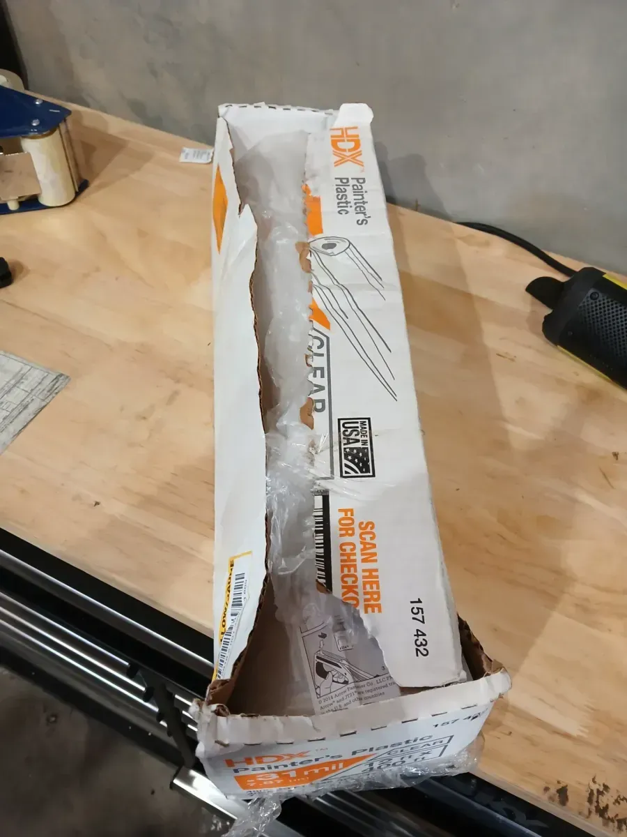 HDX 12 ft. W x 400 ft. L 0.31 mil High Density Painters Plastic Sheeting - image 3