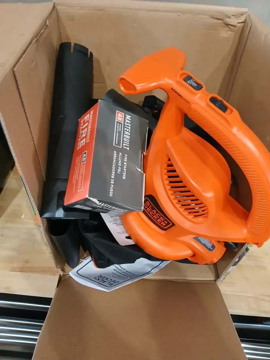 BLACK+DECKER 12 AMP 250 MPH 400 CFM Corded Electric 3-In-1 Backpack Leaf Blower, Vacuum & Mulcher - image 5