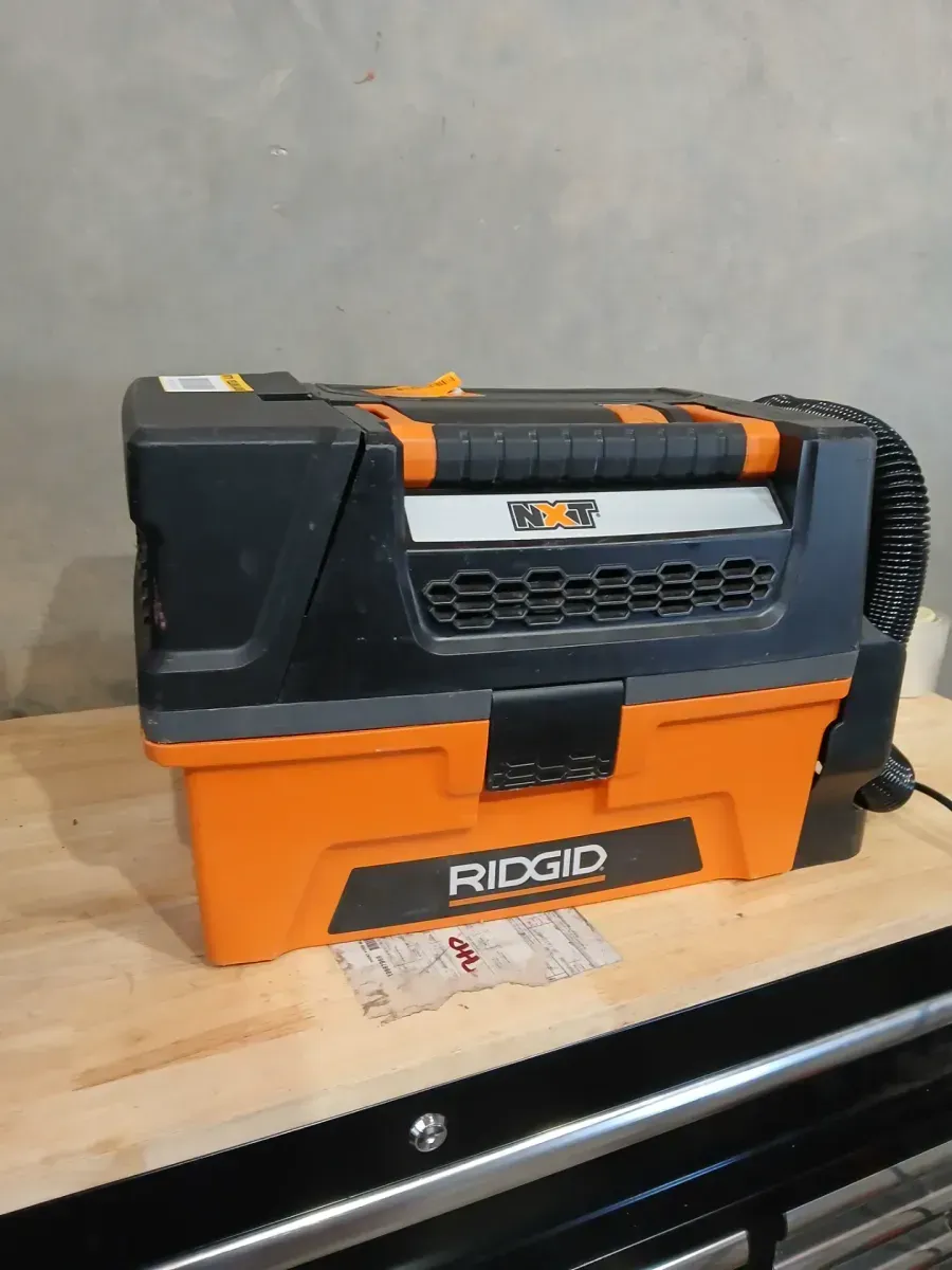 RIDGID 4 Gallon 5.0 Peak HP NXT Portable Wet/Dry Shop Vacuum - image 1