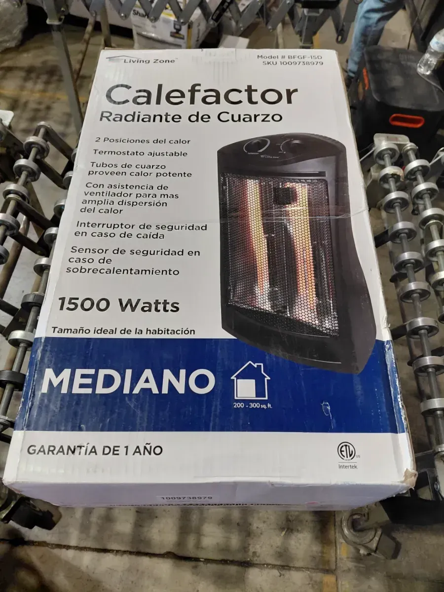 Comfort Zone 1500-Watt Electric Quartz Infrared Radiant Tower Heater - image 3