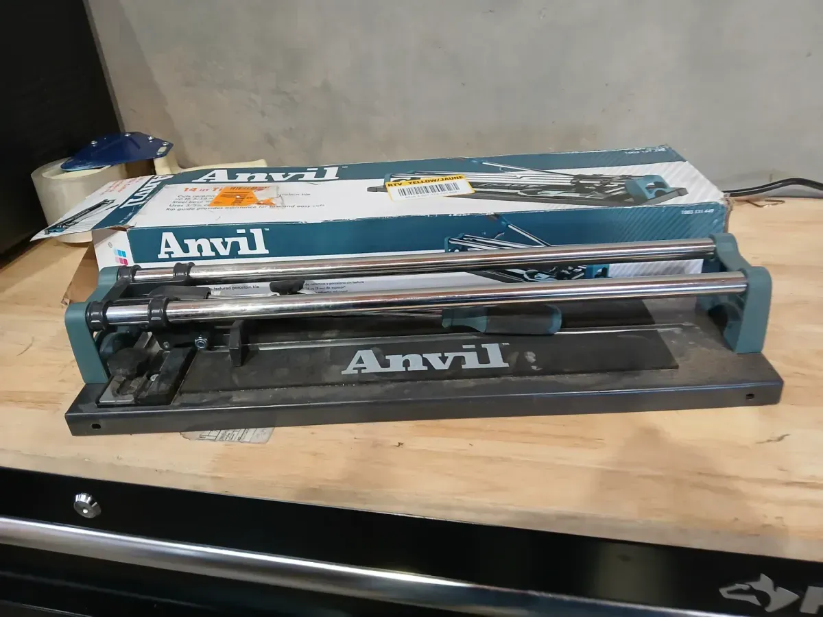 Anvil 14 in. Ceramic and Porcelain Tile Cutter with 1/2 in. Cutting Wheel - image 5