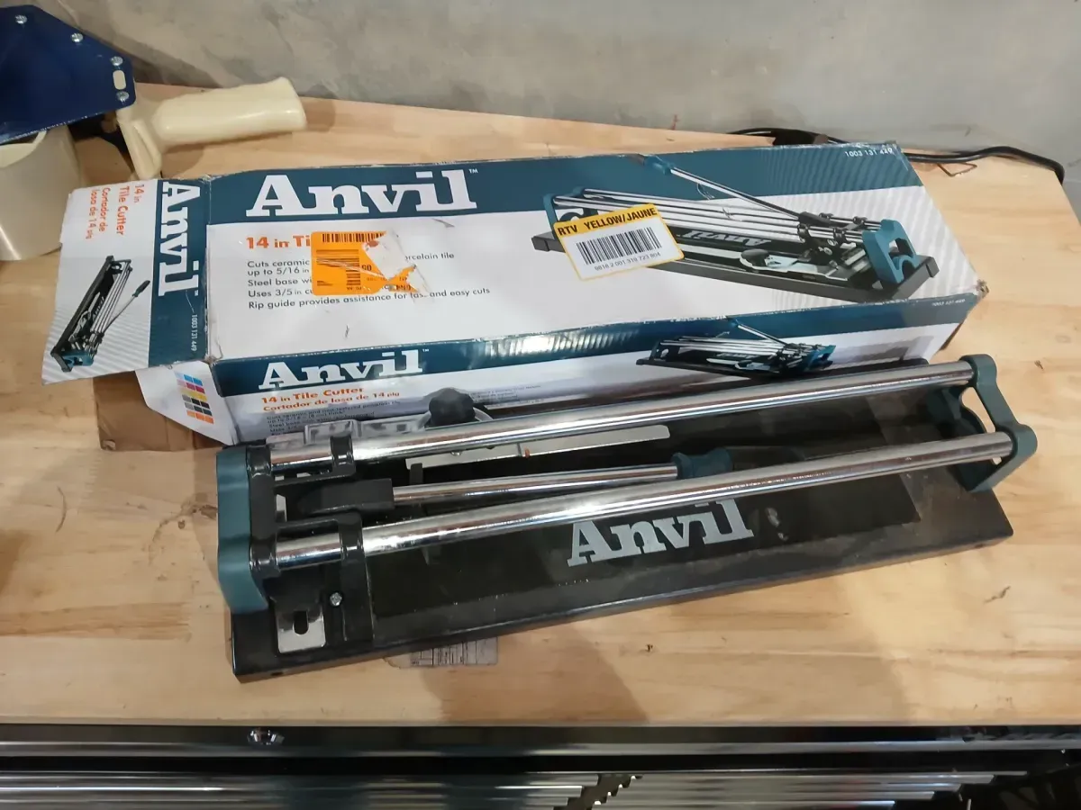 Anvil 14 in. Ceramic and Porcelain Tile Cutter with 1/2 in. Cutting Wheel - image 3
