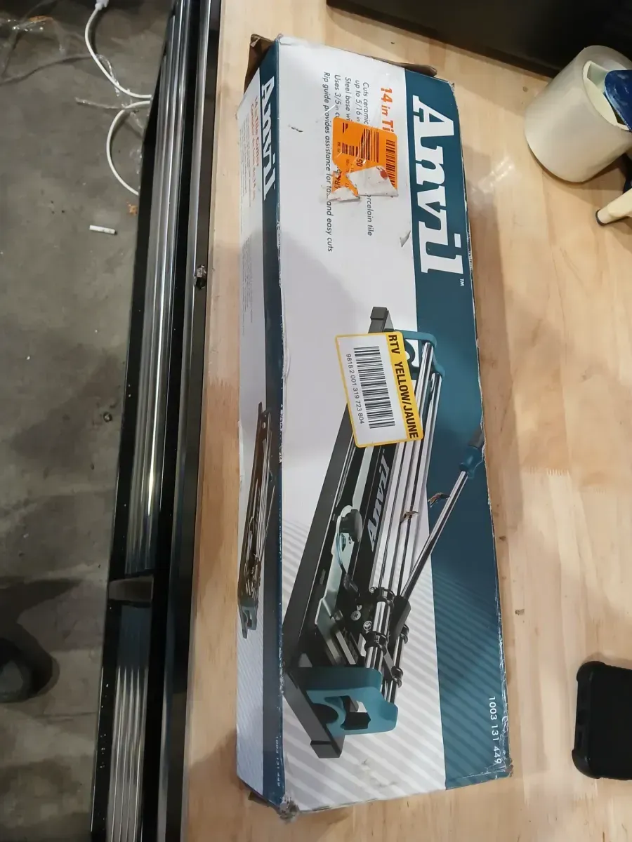 Anvil 14 in. Ceramic and Porcelain Tile Cutter with 1/2 in. Cutting Wheel - image 2