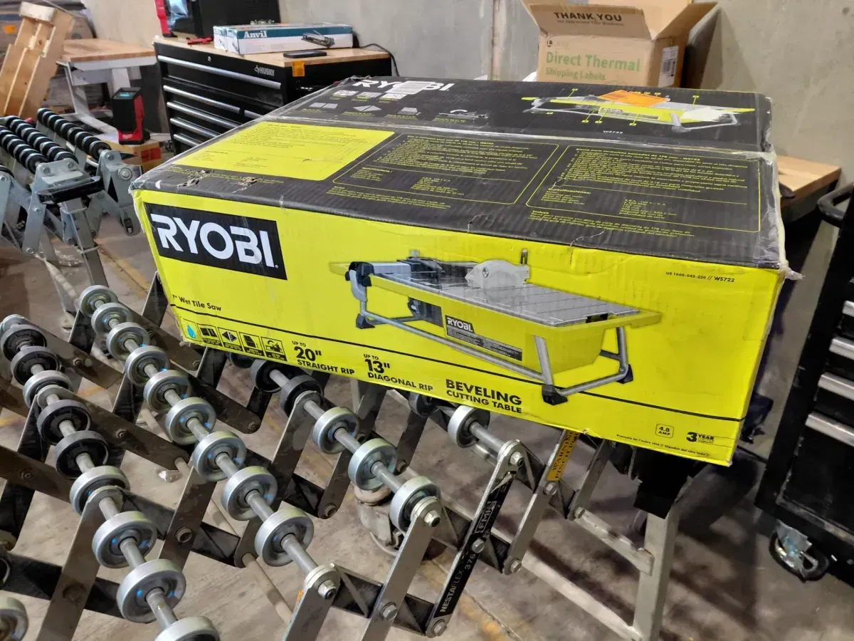 RYOBI 4.8 -Amps 7 in. Blade Corded Tabletop Wet Tile Saw - image 3